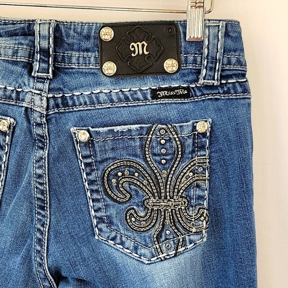 Miss Me Easy Boot Jeans JE5145E5R Size 28 x 30 - Picture 3 of 16